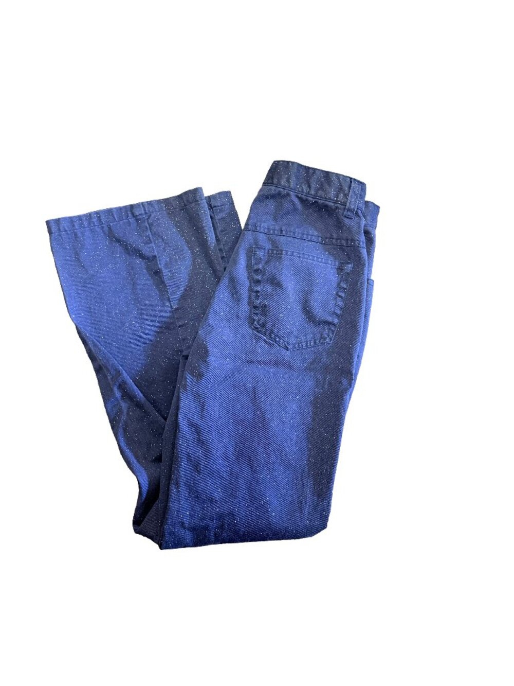 Star Ride Navy Blue Sparkle Skinny Jeans Girls 12 Shimmer Denim Y2K Festival Pan